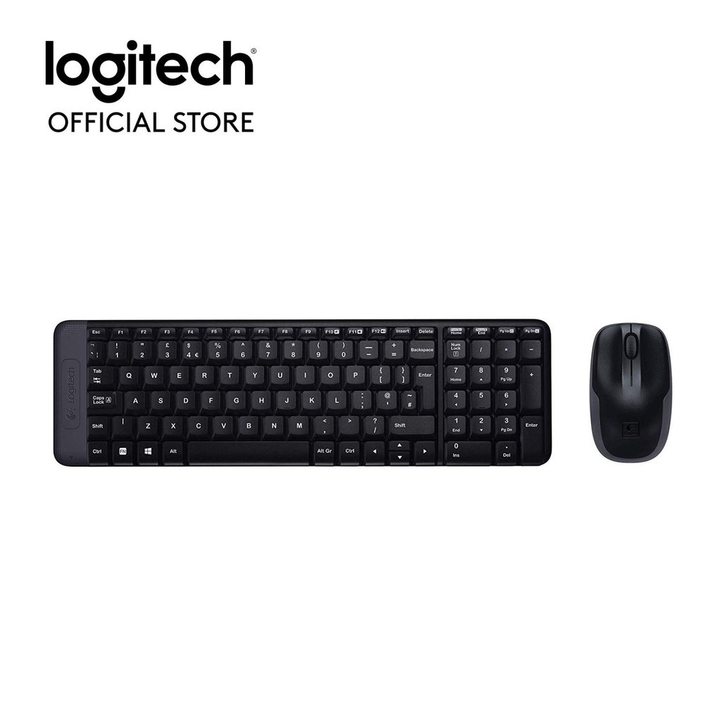 Bộ bàn phím và chuột không dây Logitech MK215