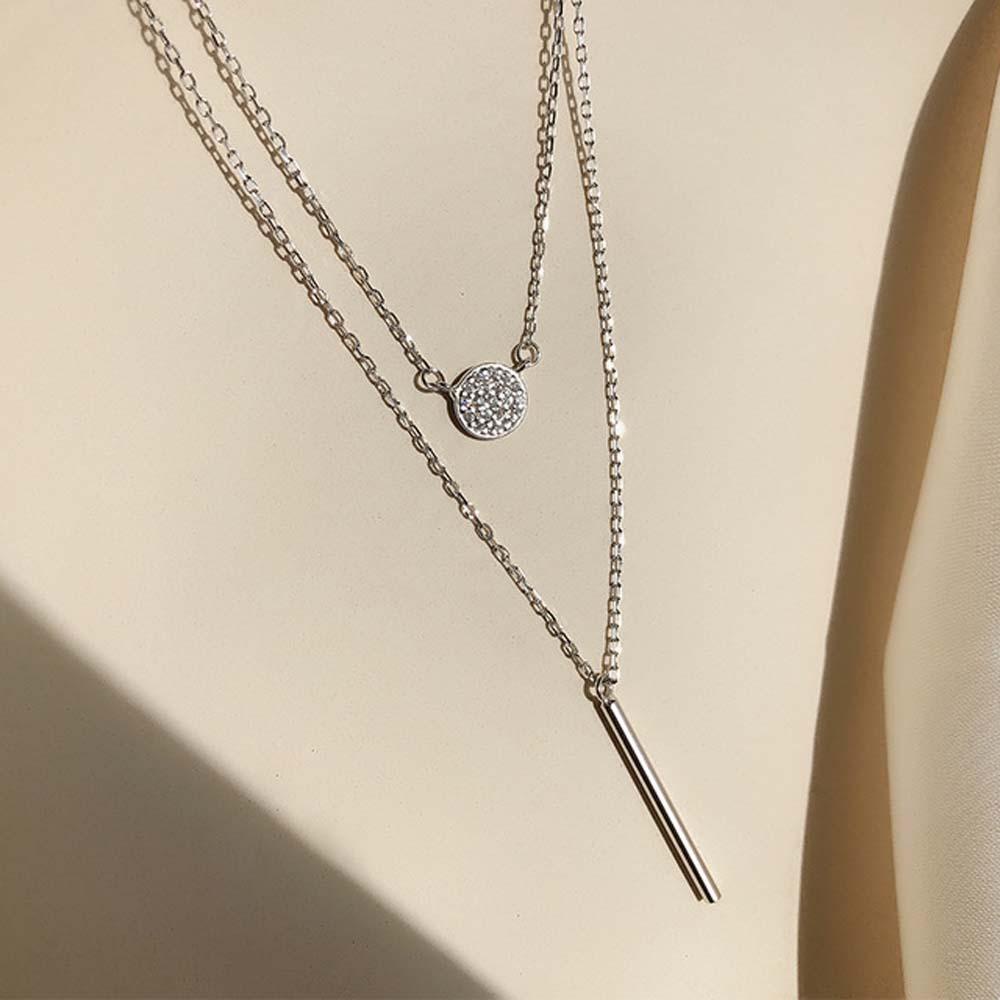 AROMA Vòng cổ Hai Lớp Thanh Lịch Thời Trang Dành Cho Nữ