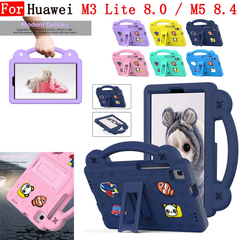 Ốp Máy Tính Bảng Chống Sốc Có Tay Cầm Dành Cho Trẻ Em Huawei MediaPad M3 Lite 8.0 inch