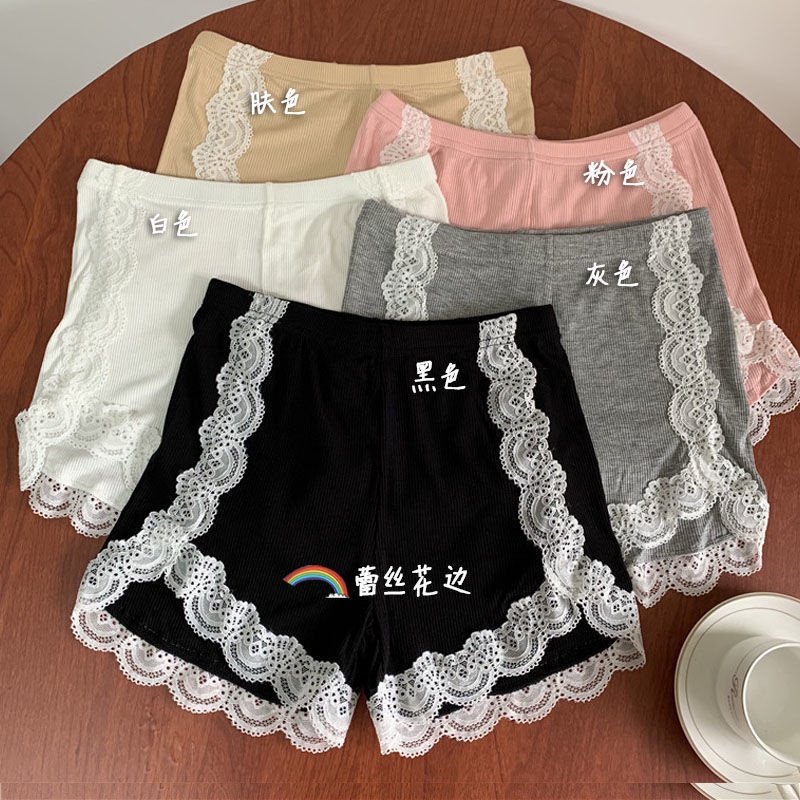 Quần Short Mặc Trong Váy Phối Ren Chống Nhìn Trộm Thời Trang Mùa Hè Cho Nữ