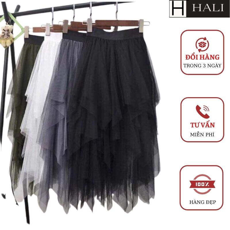 Chân váy thời trang nữ tua rua nhiều tầng cá tính