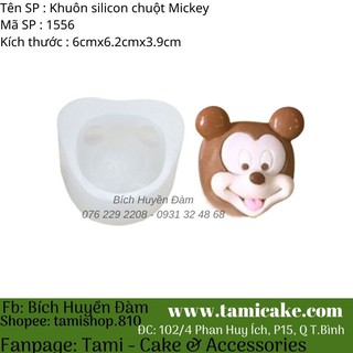 Khuôn silicon chuột Mickey 1556