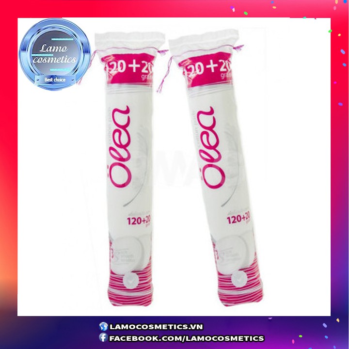 Bông Tẩy Trang Olea Cotton Pads (140 Miếng) (sản phẩm vỏ hồng hoặc trắng sẽ được giao ngẫu nhiên)