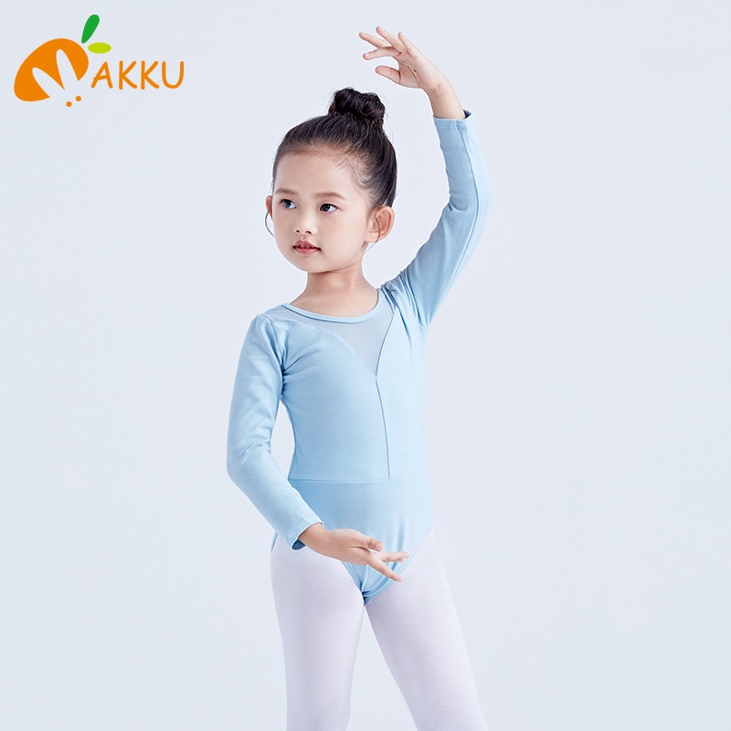 Bộ Áo Thun + Chân Váy Tập Múa Ba Lê Xinh Xắn Cho Bé Gái