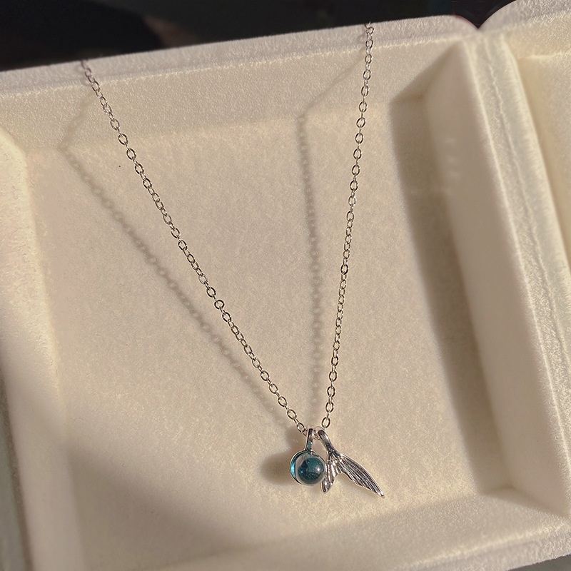 Vòng cổ YeYi B448 mặt đuôi cá đính đá phong cách Hàn Quốc