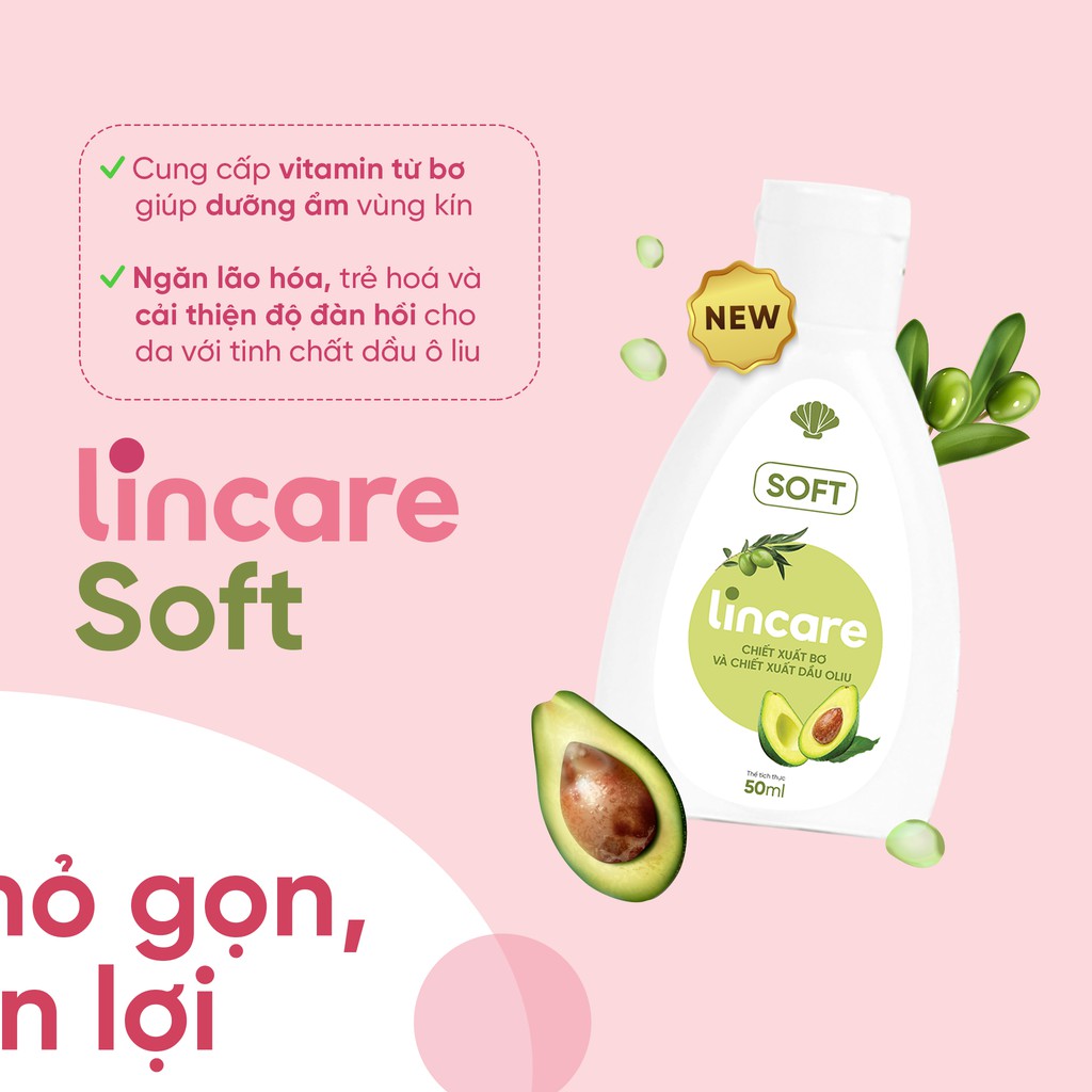 [CHÍNH HÃNG] DUNG DỊCH VỆ SINH LINCARE - FULL 4 MÙI HƯƠNG