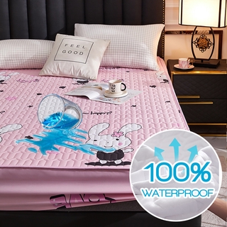 Ga trải giường dày chống thấm nước in họa tiết dễ thương