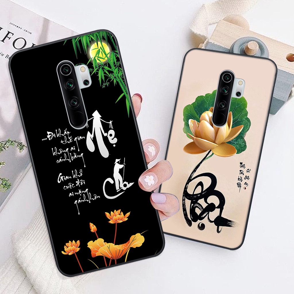 Ốp lưng Xiaomi REDMI NOTE 8 PRO in hình chữ tài chữ lộc, Cha Mẹ, bình an SIÊU ĐẸP