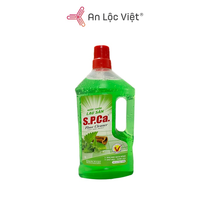 Nước lau sàn S.P.Ca 1 lít hương bạc hà & quế