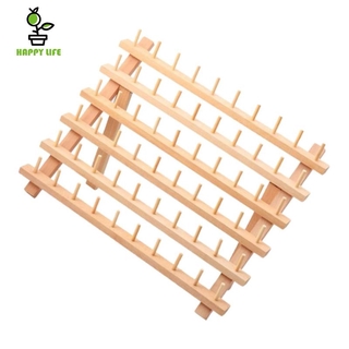 kệ gỗ Để Cuộn Chỉ (60 Cuộn)