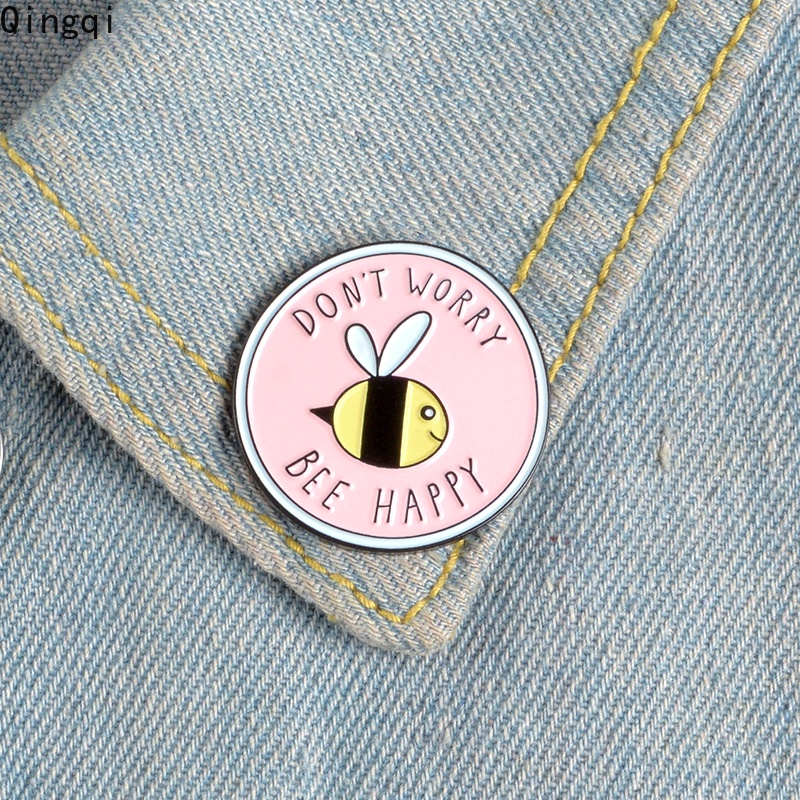 Ghim cài áo Miss Zoe hình chú ong dễ thương tùy chọn kiểu dáng