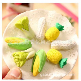 Set 2 Gôm, Tẩy Chì Hình Rau Củ