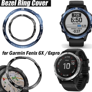 Ốp vòng thép không gỉ chuyên dụng bảo vệ cho đồng hồ thông minh Garmin Fenix 6x / 6xpro / 6x