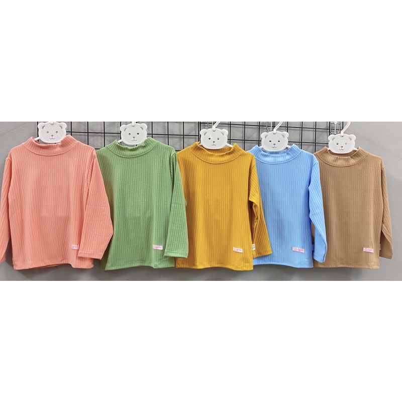 Áo Giư Nhiệt Vải Cotton Dày Dặn Mềm Mịn Cho Bé Trai Bé Gái