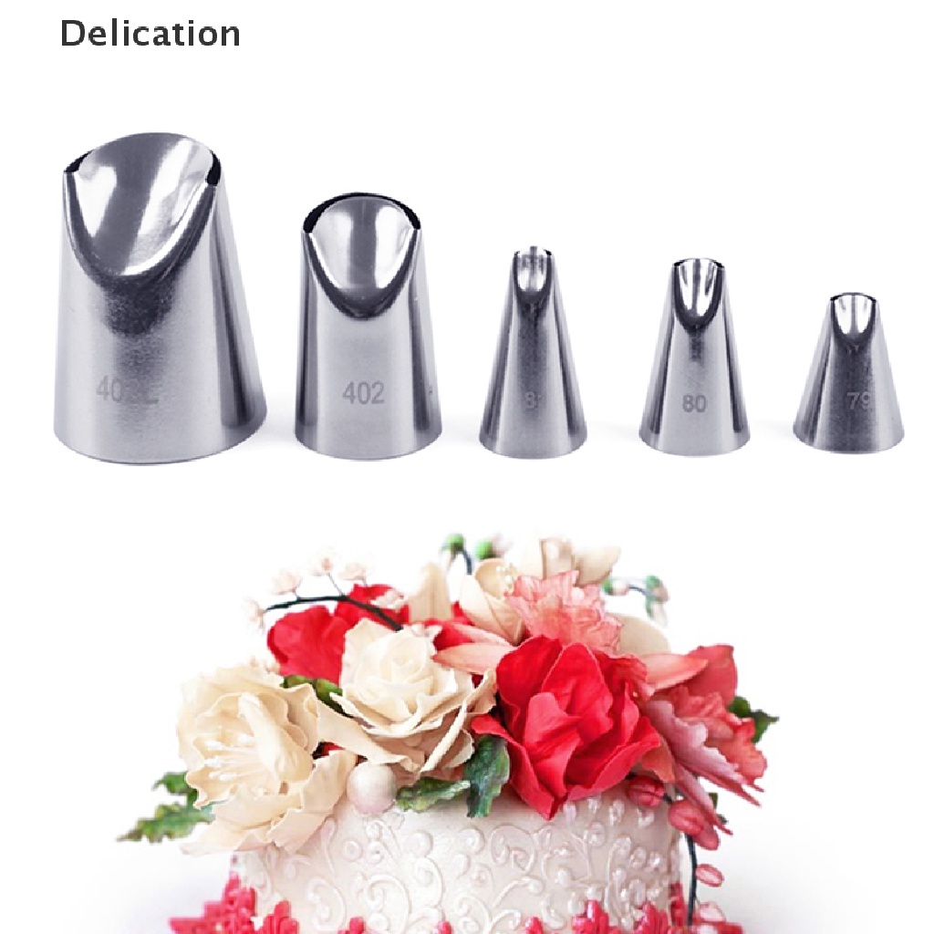 Bộ 5 dụng cụ trang trí bánh kem bằng thép không gỉ chuyên dùng