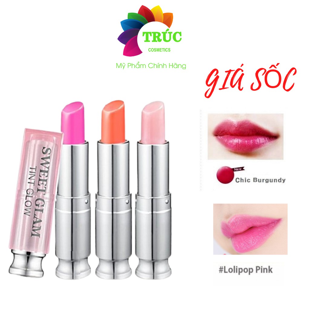 Son dưỡng môi có màu Secret Key Sweet Glam Tint Glow NTY95