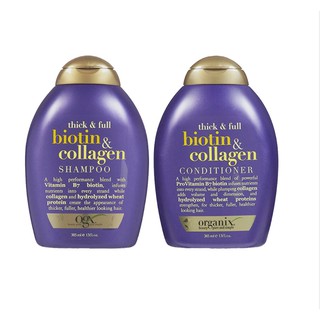 (Auth) Combo Gội Xả Biotin Dầu Gội Biotin & Collagen 385ml