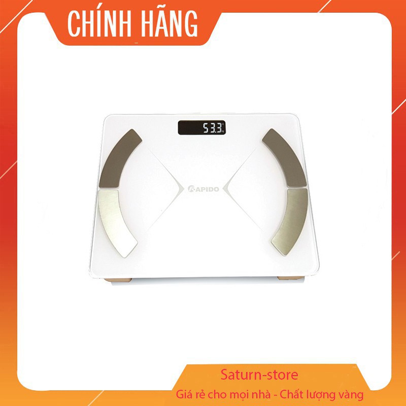 { HÀNG CHÍNH HÃNG } Cân sức khỏe phân tích chỉ số - loại vuông, có bluetooth RSB01-S  phân tích tới 10 chỉ số