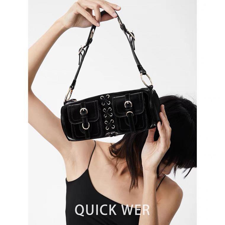 Túi Đeo Dưới Cánh Tay Y2K Thắt Dây Kiểu Retro Dễ Thương Cho Nữ