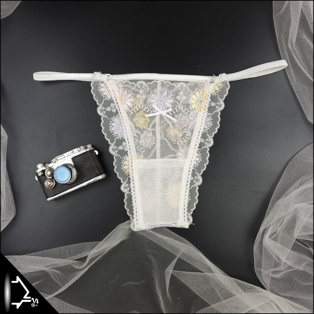 Bộ đồ lót sexy by Nhà Sò lưới thêu hoa quần dây NS031 | BigBuy360 - bigbuy360.vn