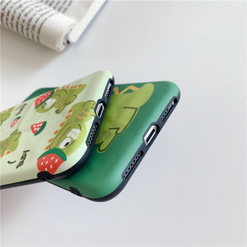 Ốp Điện Thoại Hình Khủng Long Đáng Yêu Cho Iphonexs Max Xr I 7 I 6 6s Plus 8 | BigBuy360 - bigbuy360.vn