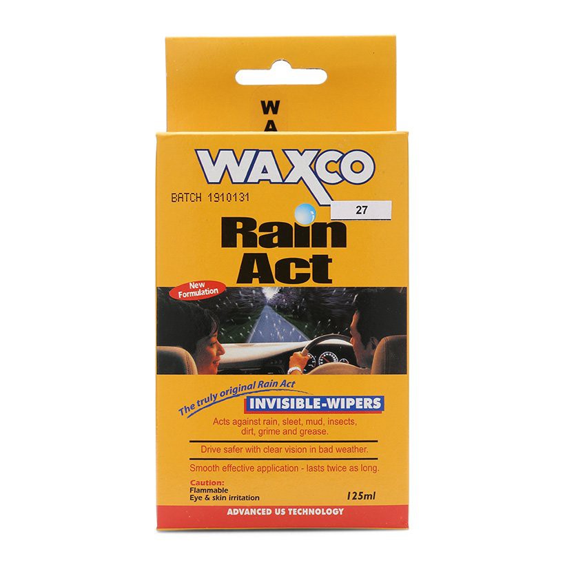 Dung dịch chống bám nước mưa ô tô Waxco 125ml