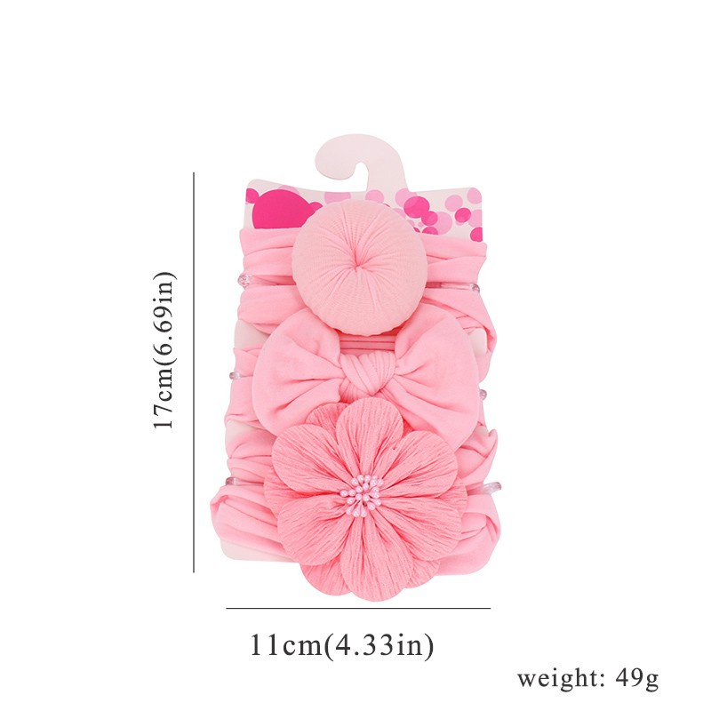 Set 3 Băng Đô Nơ Dễ Thương Cho Bé Gái