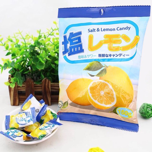 Kẹo Chanh Muối Malaysia Salt &amp; Lemon Candy (Gói 150g)