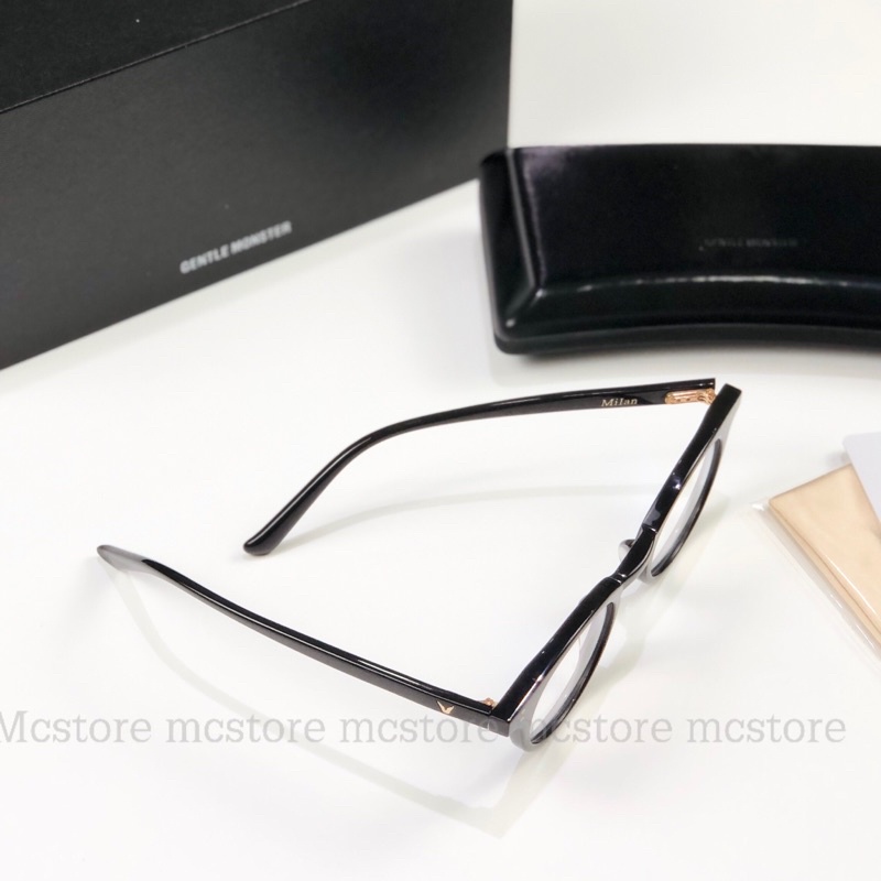 KÍNH MILAN 01 ĐEN ACETATE CAO CẤP CHỐNG UV BY MCSTORE