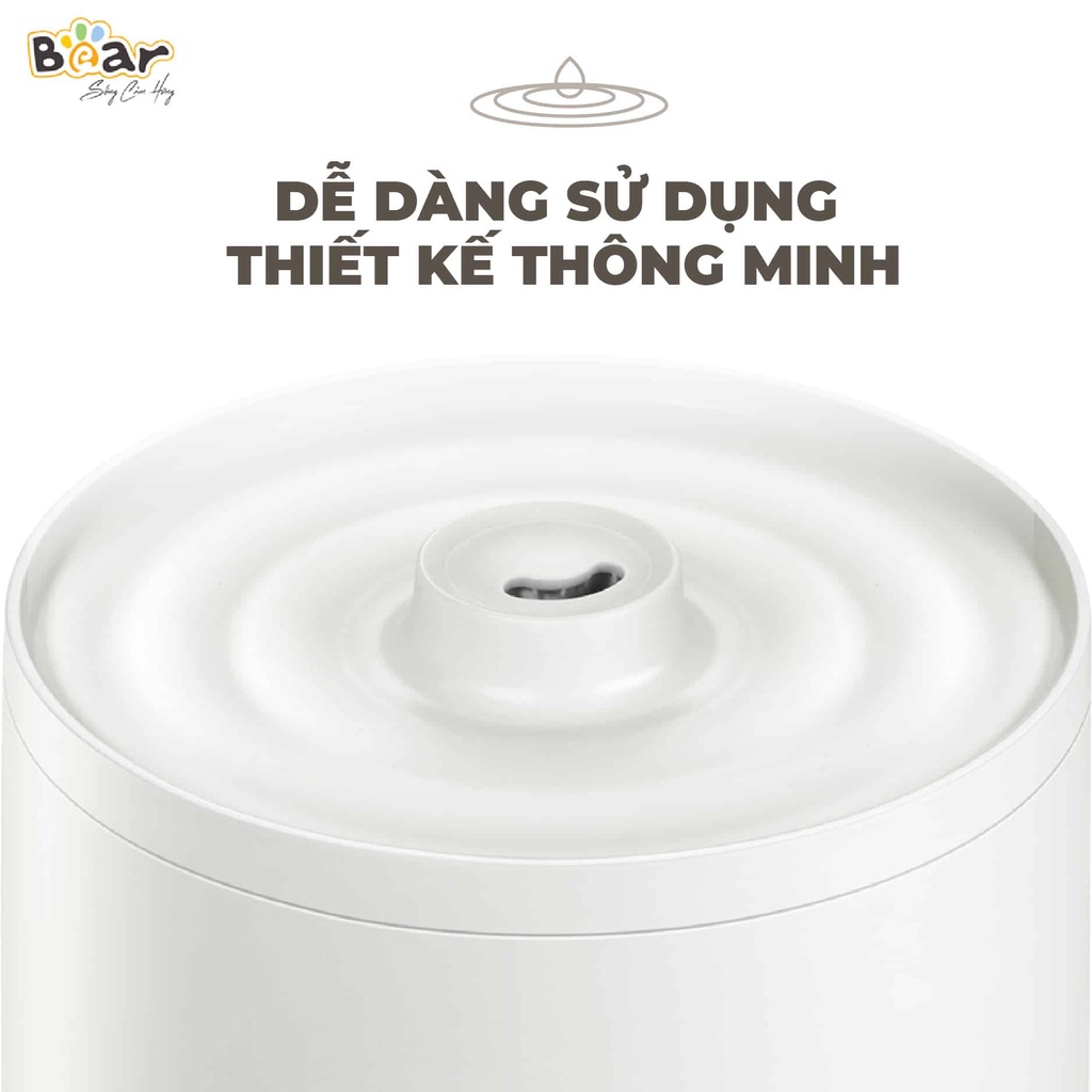 (BH 18 THÁNG) Máy Phun Sương Tạo Ẩm Bear Làm Mát Không Khí, Bộ Lọc Ion Bạc Diệt Khuẩn, Tiết Kiệm Năng Lượng JSQ-C45U1