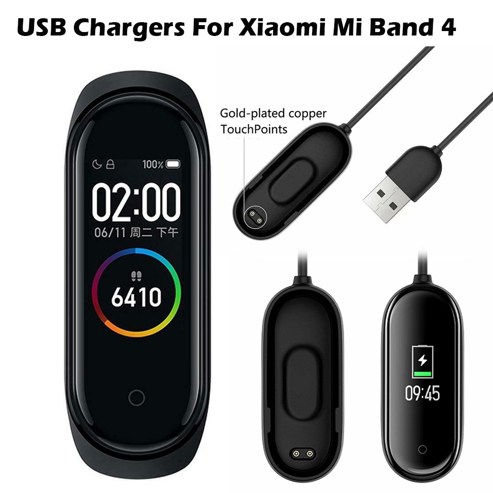 Cáp sạc USB jansin thay thế cho vòng đeo tay thông minh Xiaomi Miband 4 NFC