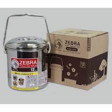 CAMEN INOX NGĂN LỒNG SÂU ZEBRA THÁI LAN- AUTO LOCK 12CM 151624