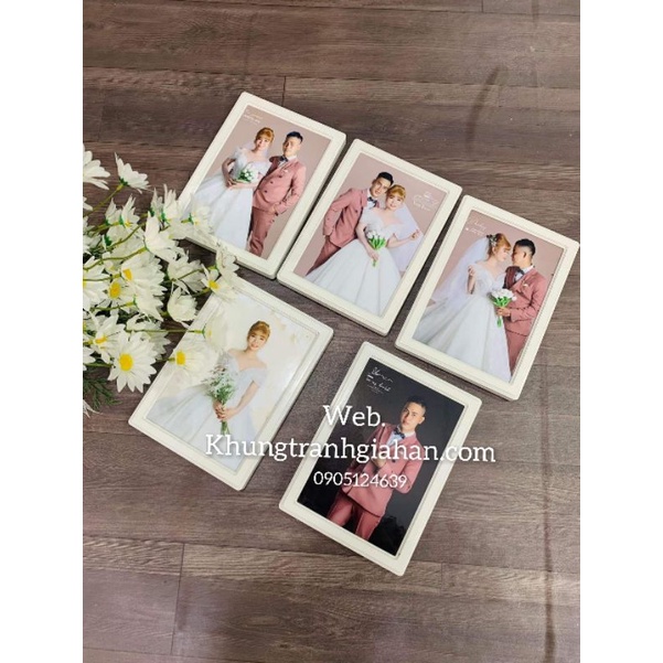 compo 10 khung hình 13x18 mặt kính,   kèm in hình