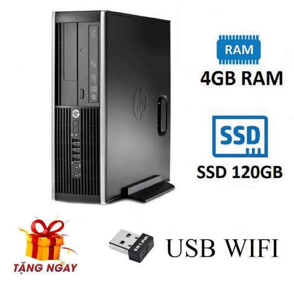 Máy tính Đồng Bộ HP 8200  Core i7. core I5 .core I3 , Ram 4GB , SSD 120GB. Tặng kèm usb wifi + Bàn di chuột