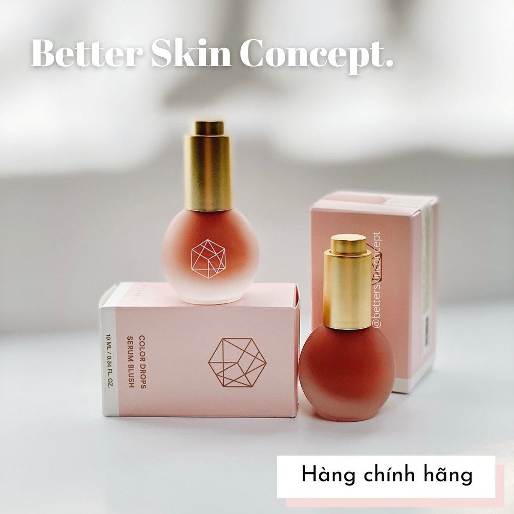 EM Cosmetics Color Drop Serum Blush - Má hồng serum cho finish bóng khỏe tự nhiên