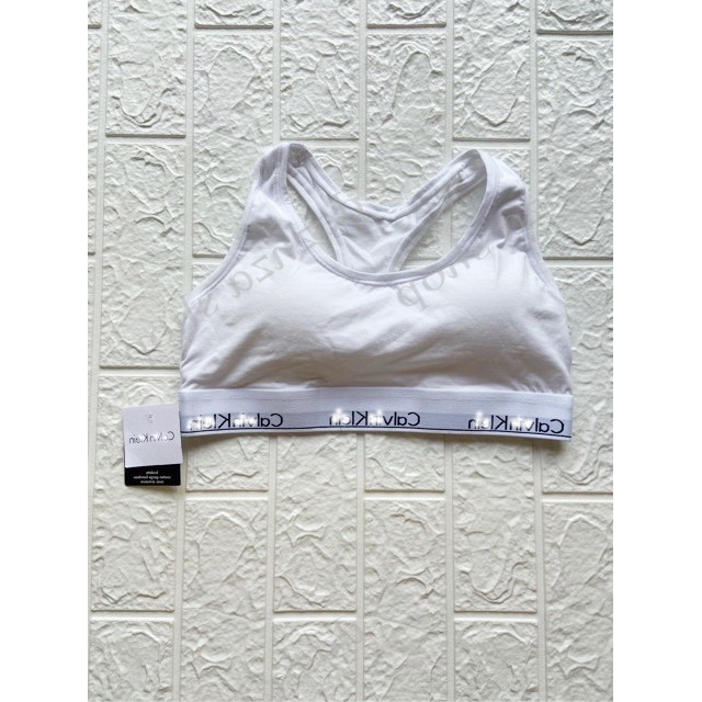 Áo bra cotton thể thao, bra thể thao CK (Calvim klein) ba lỗ - Đồ Lót DANZA SHOP