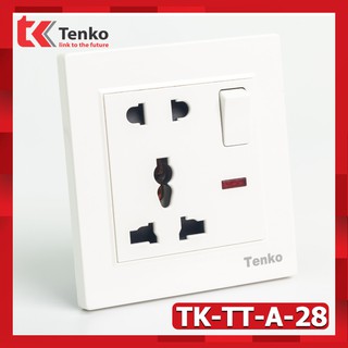 Ổ Cắm Chống Giật Đơn Có Công Tắc Nguồn TK-TT-A-28