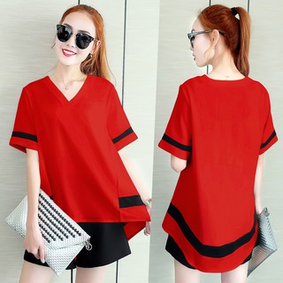 Bộ cộc cổ V cho người béo mập