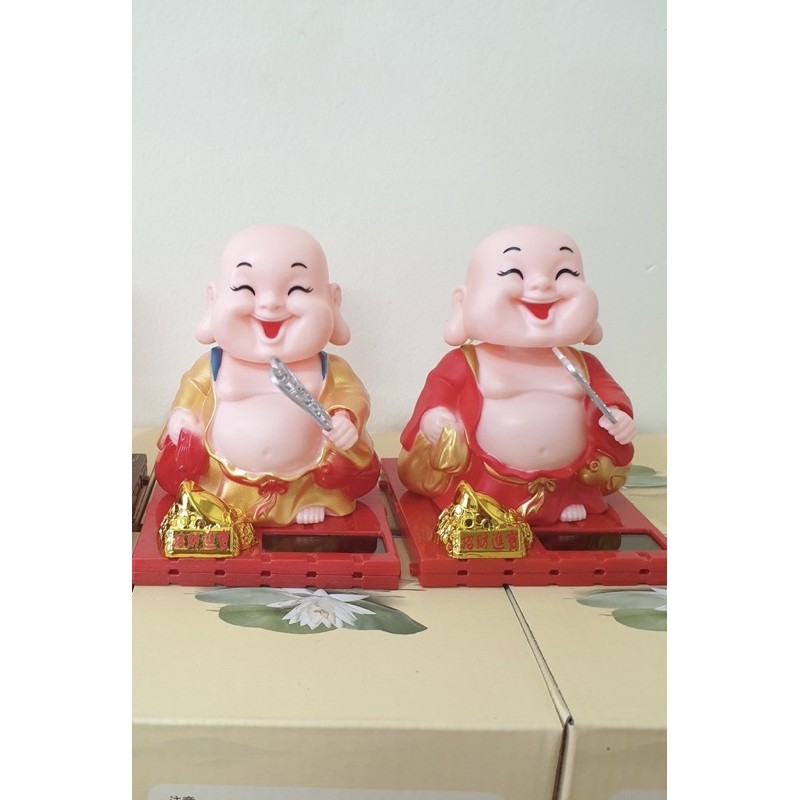 Chú tiểu gõ mõ, di lạc cầm quạt gật đầu-Bằng năng lượng mặt trời, năng lượng ánh sáng | BigBuy360 - bigbuy360.vn