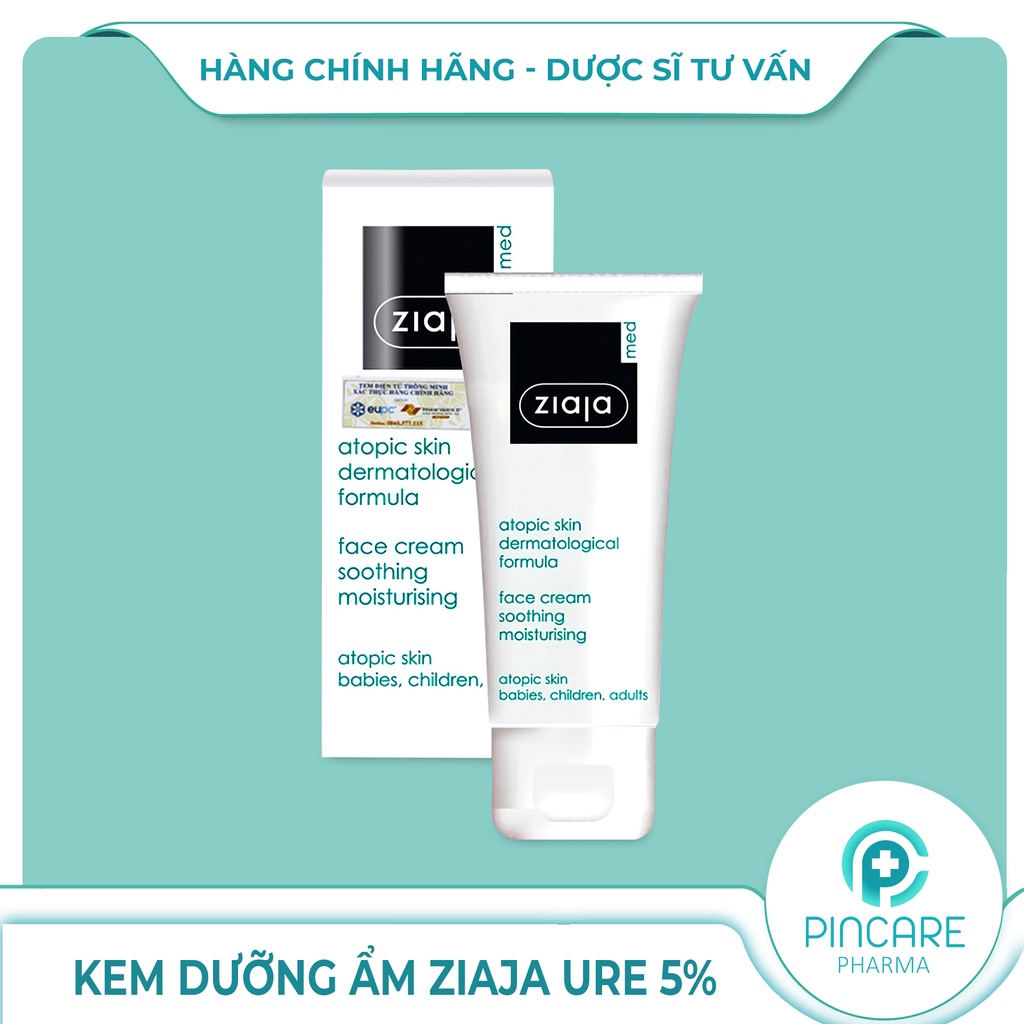 Kem dưỡng ẩm Ziaja URE 5% 50ml - Hàng chính hãng - Nhà thuốc Pincare