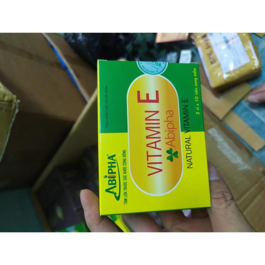 Vitamin e abipha đẹp da chống lão hóa làm mịn da, sáng da, mờ thâm giá 1hộp