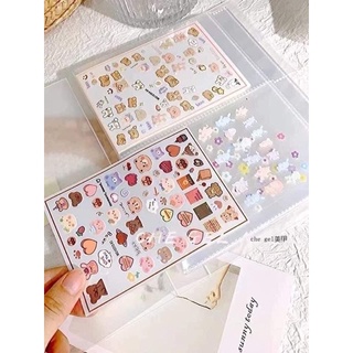 sổ đựng Sticker, hình dán móng làm nail