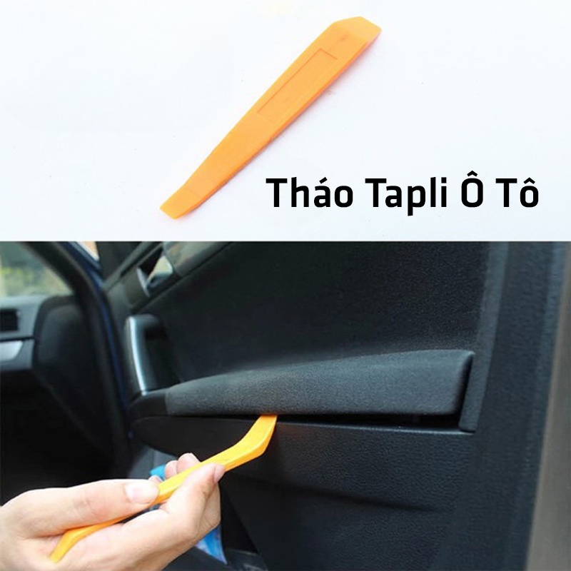 Bộ Dụng Cụ Tháo Lắp Nội Thất Ô Tô Xe Hơi 4 Món Bằng Nhựa Cao Cấp