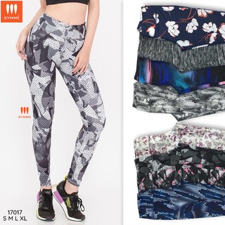 QUẦN DÀI LEGGING TẬP GYM YOGA HỌA TIẾT GYMME 17017