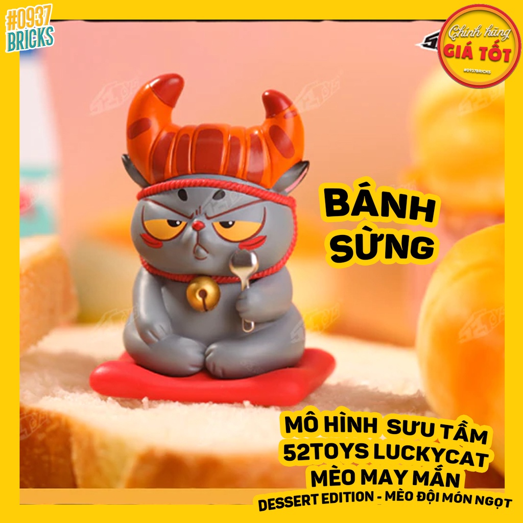 MÔ HÌNH SƯU TẦM NEKO LUCKYCAT MÈO MAY MẮN QUÝ MÃO DESSERT EDITION MÈO ĐỘI MÓN NGỌT 0937BRICKS
