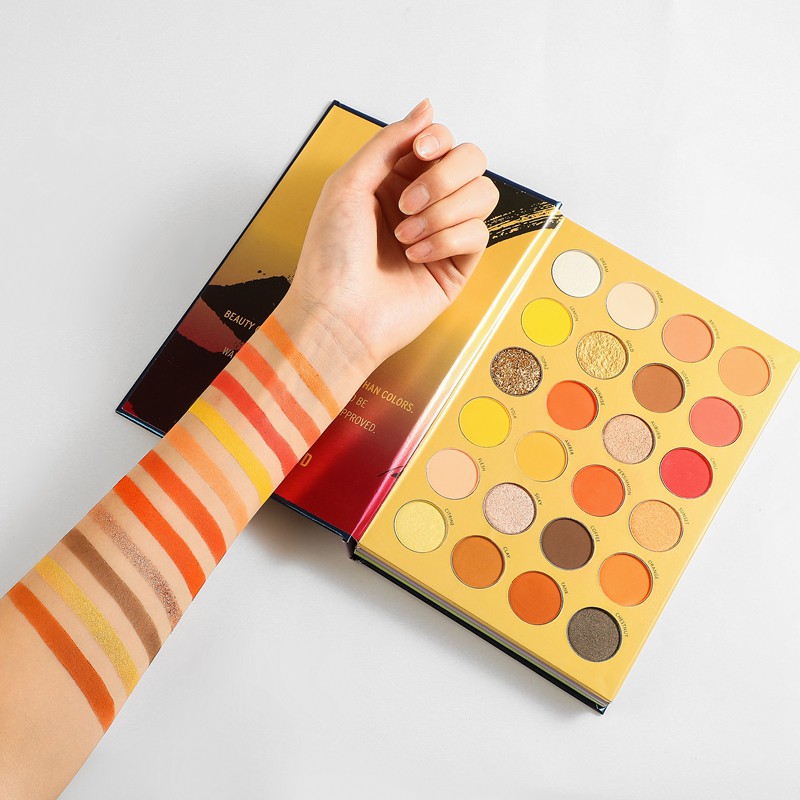 BEAUTY GLAZED Makeup Eye shadow Palette Color Shades 72 color Shimmer Glitter Eyeshadow Palette Cosmetics