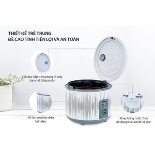Nồi cơm điện SUNHOUSE SHD8601  1.8Lít  [ SẢN PHẨM CHÍNH HÃNG BẢO HÀNH 12 THÁNG ]