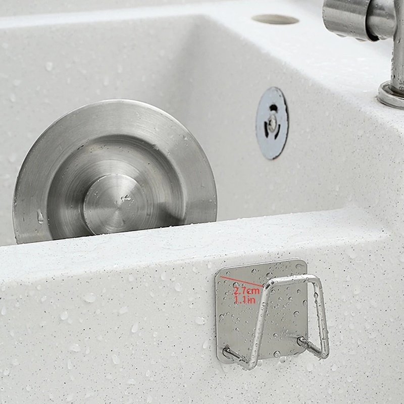 Giá Đỡ Bọt Biển Bằng Thép Không Gỉ Gắn Tường Đa Năng