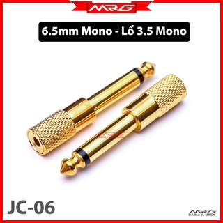 Jack Chuyển Đổi 6.5mm Mono Sang 3.5mm Mono, giá 1 cái, JC-06.