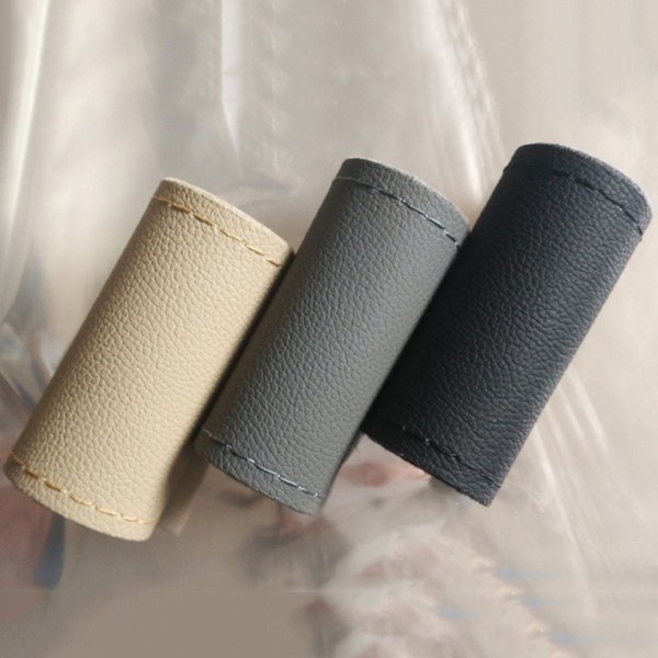 Vải Da Bọc Vô Lăng Xe Hơi 38CM DIY Mềm Mại Chống Trượt Với Chỉ May